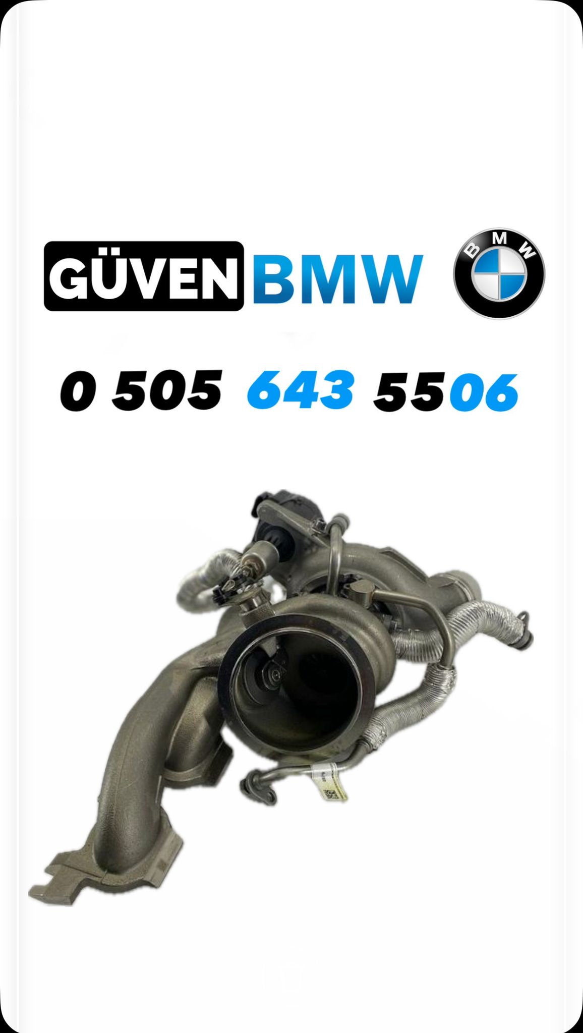 bmw g30 b48 çıkma orj turbo oem 7637563